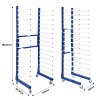 Combi Spray Drying Rack Trolley x 4 & 3 x 2 Way Connector Joining Kit Paint Shop Dry Storage 4 Heavy Duty 360 Degree Castors Mobile 15 Layers Per Rack 25kg Per Layer 375kg Capacity Adjustable Width