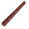Flexible Lawn Edging Garden Border Grass Pathways Path Edge Vegetable Plot Flowerbed Raised Borders Rubber Artificial Grass Terracotta | Pack of 16 x 1.2m