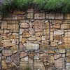 Gabion Baskets Cages Mesh Wire Galvanised Steel Outdoor Stone Basket Spiral Retaining Wall Planter Garden / 100 x 80 x 30cm / 2 Pack