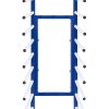 Combi Spray Drying Rack Trolley 2 Way Connector Joining Kit Extender Blue Powder Coated Steel Workshop Industrial Spray Paint Shop DIY 4 x FREE Hand Bolts