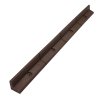 Flexible Lawn Edging Garden Border Grass Pathways Path Edge Vegetable Plot Flowerbed Raised Borders Rubber Artificial Grass Brown | Pack of 4 x 1.2m