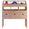 Monster Racking Wooden Van Rack System / 6 Pigeon Hole & 3 Drawers Plywood Shelving / 102cm x 120cm x 30cm, Plywood