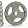 Olympic Tri Grip Rubber Weight Plates Black Pairs & Sets 10kg