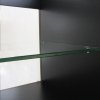 MonsterShop Retail Counter Black Display Storage Showcase Cabinet Glass Shelves C1200