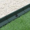 Flexible Lawn Edging Garden Border Grass Pathways Path Edge Vegetable Plot Flowerbed Raised Borders Rubber Artificial Grass Green | Pack of 8 x 1.2m