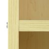 MonsterShop Zennith Shop Counter Cabinets & Retail Display Glass Showcase Set, Maple, Melamine MDF