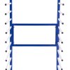 Combi Spray Drying Rack Trolley 2 Way Connector Joining Kit Extender Blue Powder Coated Steel Workshop Industrial Spray Paint Shop DIY 4 x FREE Hand Bolts