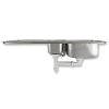 Kitchen Sink 1.5 Bowl Stainless Steel Kitchen Sinks Reversible With Free Designer Tap & Waste Kit