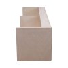 Campervan Overhead Cabinet 2 Door Top Locker Central Divider Camper Van Furniture Storage Lightweight Solid Birch Plywood Unpainted Soft Close Hinges Push Button Locks Pre Drilled Holes Fixing Kit