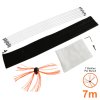 Chimney Cleaning Brush Kit, Drill Powered Cleaner, Rotary Sweeping Brush, 7m, Wood Burner, Fireplace, Flue, Reinforced Nylon Flexible Rods, FREE Storage Bag, FREE Dust Sheet, Includes Drill Adapter & Allen Key