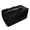 Rattan Garden Storage Black Box & Waterproof Carry Bag Large Cushion Blanket Tools Toys Furniture Chest 582L Outdoor Patio Deck Steel Frame UV & Weather Resistant Gas Assisted Lift Lid Portable Wheels