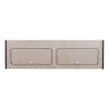 Campervan Overhead Cabinet 2 Door Top Locker Central Divider Camper Van Furniture Storage Lightweight Solid Birch Plywood Unpainted Soft Close Hinges Push Button Locks Pre Drilled Holes Fixing Kit