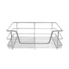 KuKoo 2 x Kitchen Pull Out Soft Close Baskets, 500mm Wide Cabinet, Slide Out Wire Storage Drawers