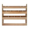 Van Lining Carpet Super Stretch + Glue & VW Caddy Racking Bundle, 11m2 Dark Grey Anthracite, Van Racking, Vans, Motor Homes, Cars, Shelving Unit with 4 Shelves, 12mm Plywood, 4 Tier Racking Unit