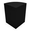 Retail Shop Corner Counter LM60 - Black