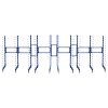 5 Spray Drying Rack Trolleys Bundle 15 Layers, 25kg Capacity per Layer, 4 x 2-Way Connectors, Adjustable Width, Heavy-Duty Castor Wheels, Powder-Coated Steel Design