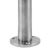 MonsterShop Stainless Steel Balustrade 900mm High Mid Post, Decking Landing Staircase, Brushed Metal