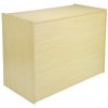 MonsterShop Galaxy Retail Display Shop Counters Set & Glass Showcase Cabinet Units, Maple