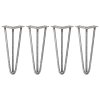 4 x Hairpin Legs / Hair Pin Legs Set SkiSki Legs Furniture Desk Bench Chair Table 12
