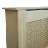 Radiator Cover Natural Unfinished MDF Trellised Grill Modern Cabinet Shelf 1720mm