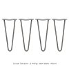 4 x Hairpin Legs / Hair Pin Legs Set SkiSki Legs Furniture Desk Bench Chair Table 12