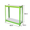 Polytunnel Greenhouse Walk In Galvanised Racking Windows Doors Growhouse PE Cover Gardening Metal Frame Outdoor Storage Garden Tent Vegetable Flower Plant 19mm Diameter | 4 x 2m