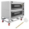 KuKoo Commercial Baking & Pizza Oven, Large Twin Deck Stone Base, Electric Single / Three Phase