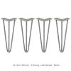 4 x Hairpin Legs / Hair Pin Legs Set SkiSki Legs Furniture Desk Bench Chair Table 12