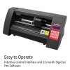 Vinyl Cutter Plotter Mini 20 inch Optical Eye Laser Guiding Business Sign Sticker Cutting Making & SignCut Pro Software