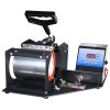 PixMax Mug Heat Press Machine with 5oz, 7oz, 11oz, 12oz & 17oz Elements, Black