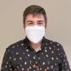 Sublimation Blank Face Masks / 50 Pack Of Large Facemasks Reusable White / 5 Layer Filter Personalise Printing Heat Transfer Press Dye Custom Print Customise
