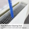 Radiator Cover White MDF Trellised Grill Modern Cabinet Shelf 1115mm