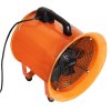 Dust Extractor Ventilation Fan 250mm Portable 12m Duct Hose Workshop Fume Air Blower Industrial PVC Ducting Ventilator