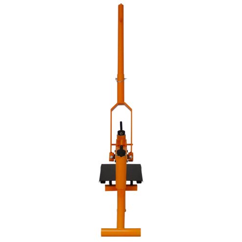 330mm Block Splitter Paving Cutter Concrete Landscaping Stone Brick Masonry Tool Cutting Machine Adjustable Cutting Height 10-200mm 2 Wheels Removable 112cm Handle Top & Bottom 4 Edge Rotatable Blades