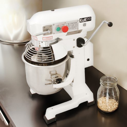 KuKoo Commercial 15 Litre Planetary Food Mixer, Bakery Equipment, Stand Mixer, 3 Speed, 220V