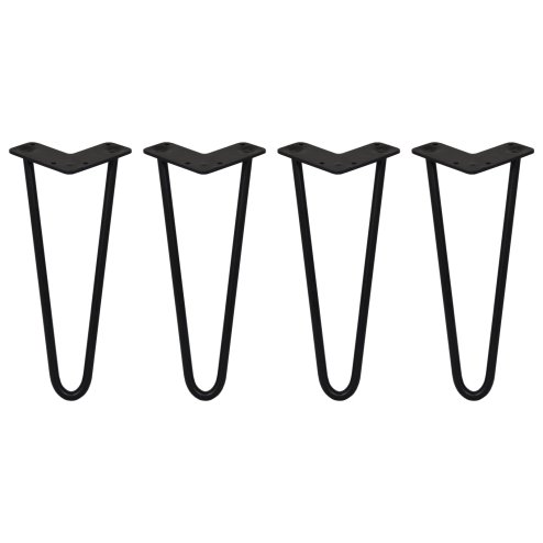 4 x Hairpin Legs / Hair Pin Legs Set SkiSki Legs Furniture Desk Bench Chair Table 12