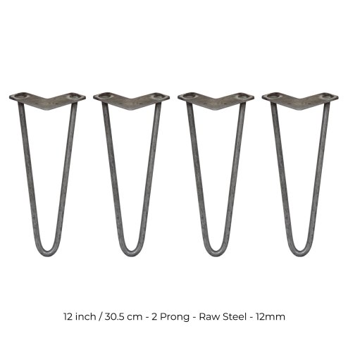 4 x Hairpin Legs / Hair Pin Legs Set SkiSki Legs Furniture Desk Bench Chair Table 12