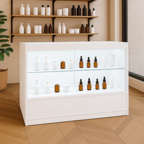 LED Retail Shop Counter C1200 - White