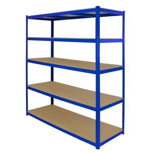 Monster Racking 10 x Garage Racking Shelving Unit / 5 Tier 1600mm Wide x 600mm Deep / Steel & MDF Shelves