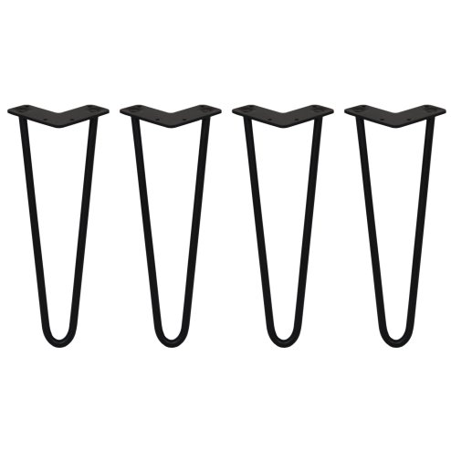 4 x Hairpin Legs / Hair Pin Legs Set SkiSki Legs Furniture Desk Bench Chair Table 14