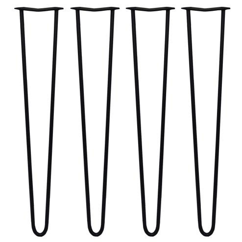 4 x Hairpin Legs / Hair Pin Legs Set SkiSki Legs Furniture Desk Bench Chair Table 28