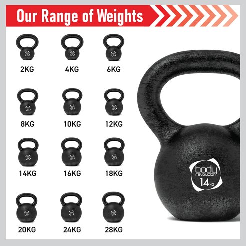 Body Revolution Cast Iron Kettlebells 24kg