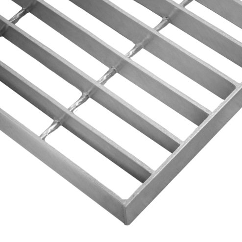 Galvanised Grating Floor Forge Walkway Mesh Floor Panel Grid Drainage Gutter Vent Heavy Duty Weatherproof Steel Zinc Coated 1000mm x 500mm x 30mm 4mm Metal Thickness 500kg Load Capacity