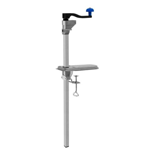 Commercial Can Opener 50cm 20 Inch Heavy Duty Stainless Steel Large Manual Tin Opener Sharp Blade Professional Kitchen Catering Restaurant Workbench Table Top Clamp Adjustable Height FREE Bench Screws