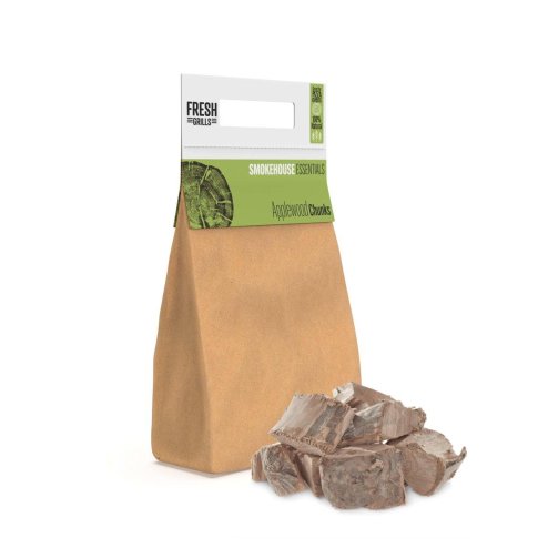 Wood Chunks BBQ Grill Wood Fired Pizza Oven Kamado Smokers Applewood 3kg