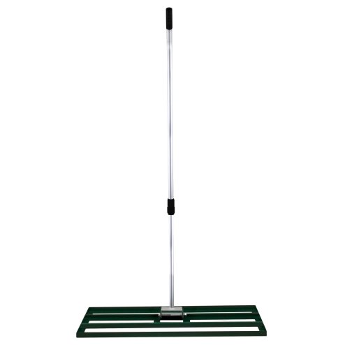 Lawn Leveller & Aerator Manual Grass Roller 3.8cm Spikes 100cm x 32cm Green Levelling Rake Lute Removable Dual Purpose Extendable Handle 1.15 - 1.9m Easy Grip Heavy Duty Steel Aluminium Garden Tool