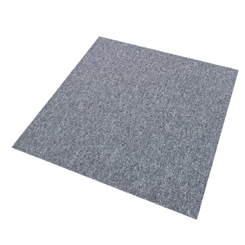 20 x Platinum Grey Carpet Tiles 5 Square Metres Commercial Hard Wearing Heavy Duty Domestic Premium Office Home Flooring