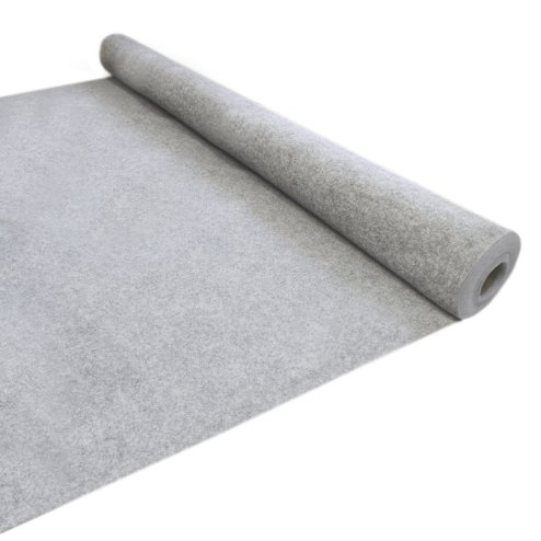 11m2 Van Lining Carpet Super Stretch Kit Camper Motor Homes Silver Grey & 5 Heavy Duty Adhesive Glue Spray Cans