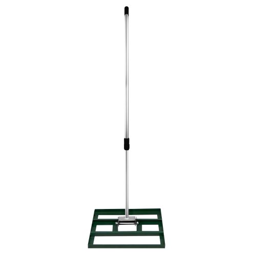 Lawn Leveller & Aerator Manual Grass Roller 3.8cm Spikes 50cm x 32cm Green Levelling Rake Lute Removable Dual Purpose Extendable Handle 1.15 - 1.9m Easy Grip Heavy Duty Steel Aluminium Garden Tool