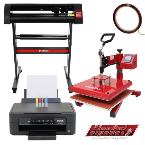 Vinyl Cutter Sublimation Printer Swing Away Heat Press T Shirt Transfer Digital Industrial Business Home Custom Design Plotter Machine Stand Cutting Printing